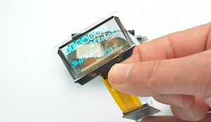 1.51-inch transparent OLED display works over GDI or SPI interface - CNX Software