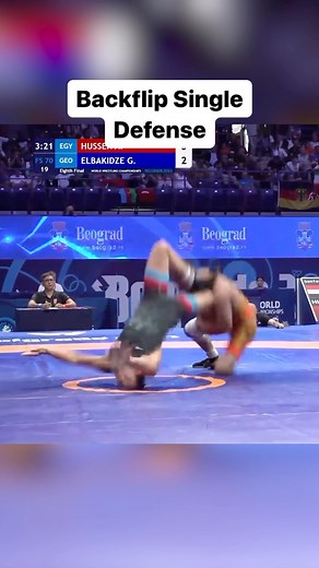 Backflip single leg defense is not for the weak ⚠️ | FloWrestling