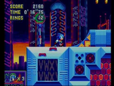 Dreamcast Sonic Mania - hybrid DR/DMA rendering, 240p, 24-bit color - some play testing