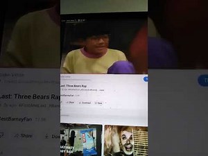 barney three bears rap
