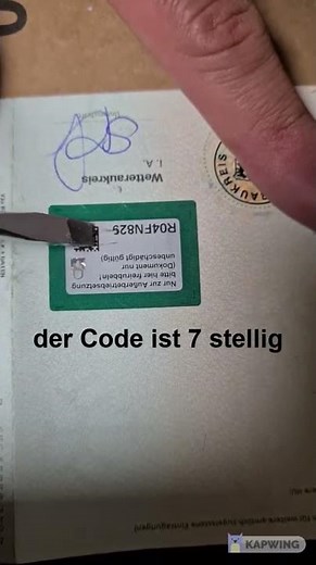 Fahrzeugschein Sicherheitscode Auto online abmelden