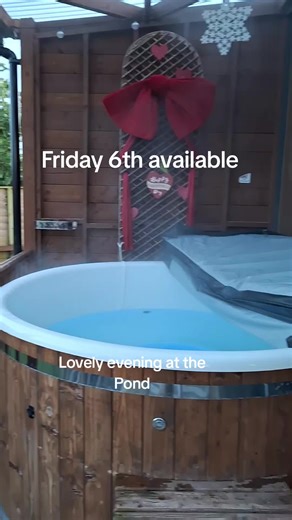 Lovely Evening at the Pond make some memories #cancelation #hottubgetaway