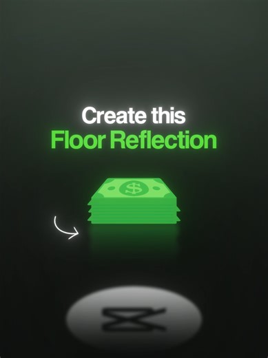 CapCut floor reflect tutorial. #capcut #editing #capcuttutorial #tutorial #videoediting