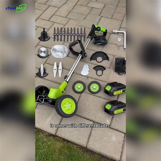 Stop Bending Over While Trimming Weeds! This Adjustable Cordless Weed Cutter Makes Yard Work Easier