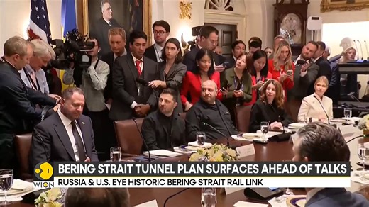 Russia and US eye historic Bering Strait rail link: Kremlin Proposes Trump-Putin tunnel under Bering Strait The Putin-Trump tunnel plan followed their phone call Eric Njoka tells you more | WION