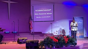 7.1K views · 70 reactions | "A Lesson Learned" was ministered on Sunday, September 27th by Eld Kameron Adams. This was a powerful message and we hope you are blessed! | New Bethel Church Ministries | Facebook