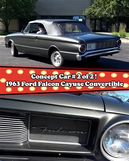 Concept Car Rarity: The 1963 Ford Falcon Cayuse Convertible! #carlover #carenthusiast #reels | My Car Story With Lou