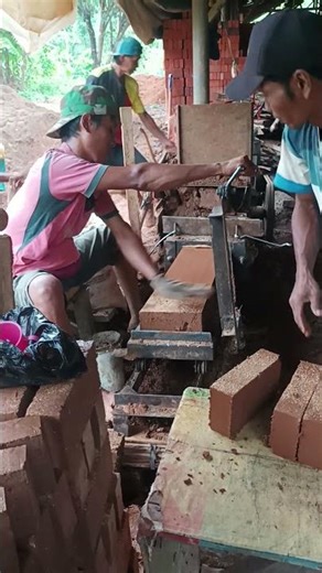 Red Brick Manufacturing Process Oddly Satisfying#redbricks #2026 #viral