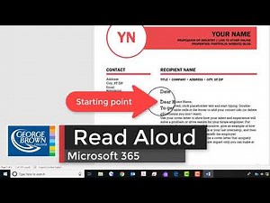 Voice Dictation and Read Aloud Office 365