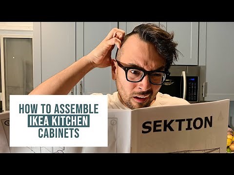 How to assemble IKEA Sektion Kitchen Cabinets like a PRO | The Art of the IKEA Base Cabinet