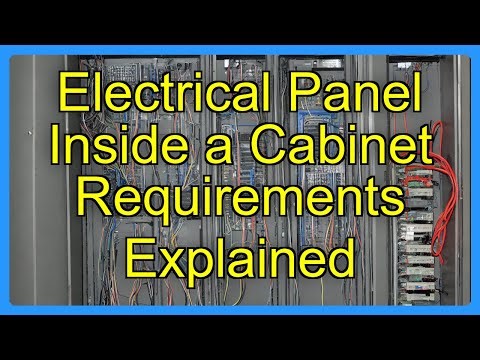 Electrical Panel Inside a Cabinet Requirements Explained