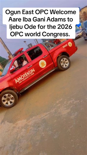 Ogun East OPC Welcomes Aare Iba Gani Adams to Ijebu Ode