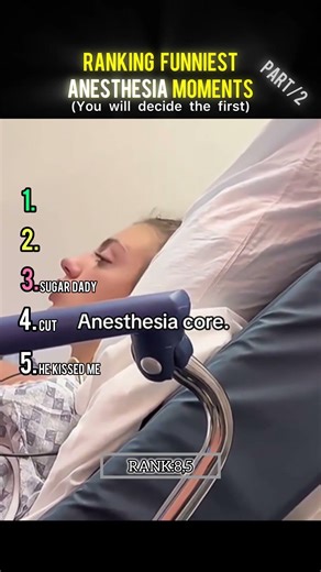 Ranking the funniest anesthesia moments