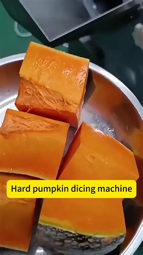 Absolutely! Dice the hard pumpkin for 3 seconds/piece? Out it better than a ruler! Industrial motor   precision blade set, direct feeding of hard pumpkins, uniform dicing withoutou T jamming. Time-saver for food factories and restaurants double efficiency! #HardPumpkinDicer #industrialDicingMachine #CommercialTimeSaver #foodfactoryequipment #PrecisionDicing