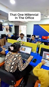 POV: Gen Z peacefully working in ✨low-light aesthetic mode✨ 🌙💻 … That one millennial walks in and just turns on all the lights 💡💡💡 No words. Just brightness. 😭 #GenZvsMillennial #OfficeMoments #WorkHumor #RelatableReels | DMG It Engineering & Multimedia Institute