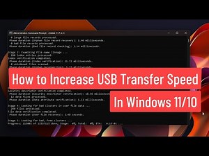 How to Increase USB Transfer Speed in Windows 11/10 | Boost File Copy Speed