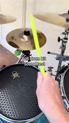 The best sounding kit! #drummergrant #drums #sound #test #musician
