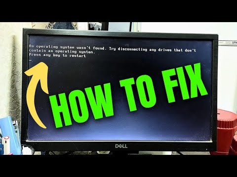 an Operating System Wasn't Found Try Disconnecting Any Drives Error - How To SOLVED