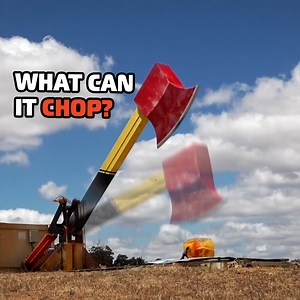 Can This Beastly Axe Chop A Tesla In Half? | How Ridiculous