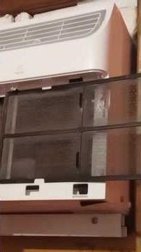 HOW TO CLEAN THE FILTER OF A HISENSE AIR CONDITIONER #airconditioner #hisense #windowairconditioner