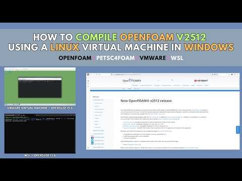 15. How to install OpenFOAM v2512 using VMWARE Workstation + OpenSUSE 15.6