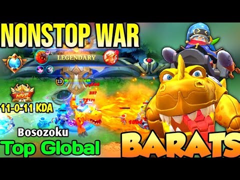 BARATS BEST BUILD IN 2022 | TOP GLOBAL BARATS Bosozoku - MOBILE LEGENDS