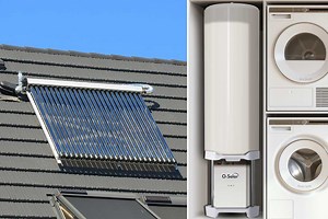 O-Solar, un chauffe-eau solaire instantané qui remplit le ballon d'eau chaude par le haut