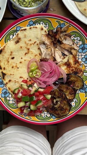 Shawarma Night I add yogurt to the marinade, but that is optional. The Trader Joe's pre-marinated chicken is also delicious, but it is less expensive to buy separately. Recipes: Quickle: 1/2 cup rice vinegar 1/2 cup water 1 tbsp sugar Boil, and pour over thinly sliced onions and serranos By boiling the liquid, you speed up the pickling process, making it a