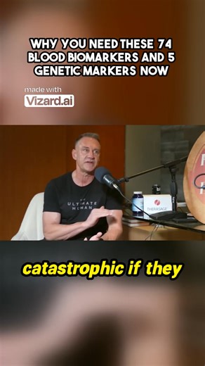 Why You Need These 74 Blood Biomarkers and 5 Genetic Markers Now Highlights the critical role of blood and genetic testing to identify nutrient deficiencies and hormone imbalances, providing a practical and educational mini lesson that viewers can apply immediately. Related topic nutrient deficiencies, blood test, biomarkers, genetic, health Transcript I believe there's 74 biomarkers we need to look at in the blood and five genetic markers we need to look at in the body. That's where you start 7