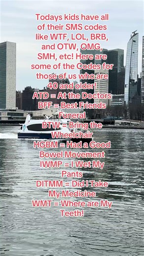 Codes for 40 and over