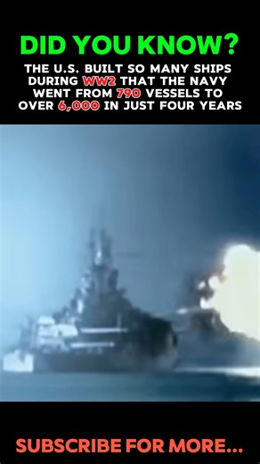 The US Navy grew exponentially during WW2! #ww2 #history #usa