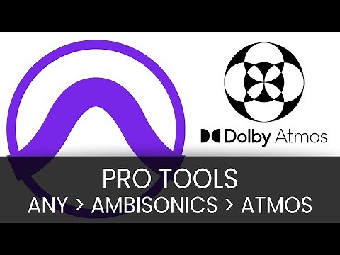 Encode and Decode any sound to Ambisonics using Pro Tools!
