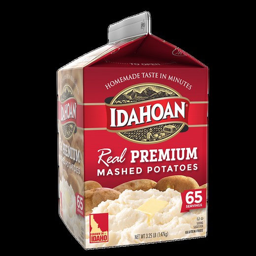 Idahoan® Real Premium Mashed Potatoes, 3.25 lb (65 Serving Carton) | Idahoan