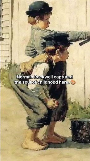The Clever Trick of Tom Sawyer | Norman Rockwell Art 🎨