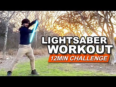 JEDI TRAINING | LIGHTSABER WORKOUT | Intense 12 minutes