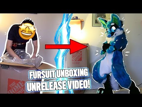 Xusho's Fursuit UNBOXING & Suit Up!!!! [Suit By Morefurless]