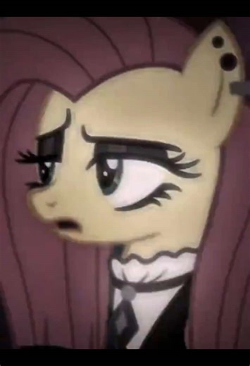 Goth Fluttershy Edit - My Little Pony