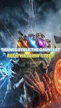 The Gauntlet That Secretly Doomed Thanos#ironman #thanos #infinitygauntlet #avengersendgame #marvel