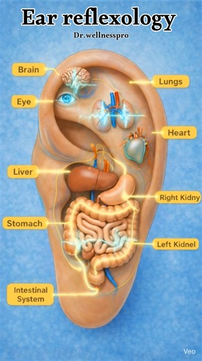 Ear reflexology | reflexology therapy #trendingshorts #viralvideo