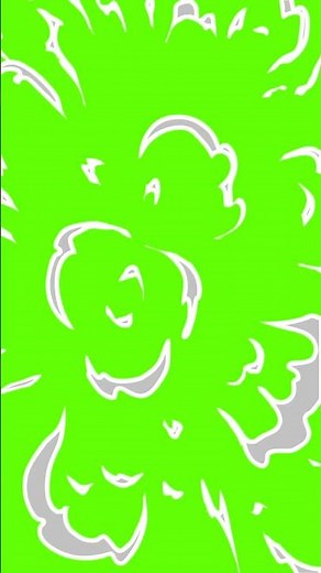 Handy Star Burst - Cartoon Impact Transition #greenscreen #capcut #videoediting