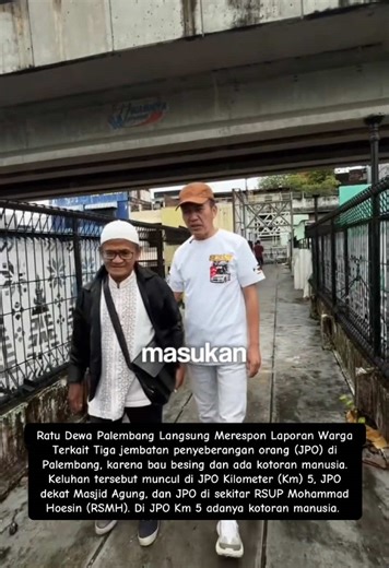 Tanggapan Wali Kota Palembang atas Masalah JPO