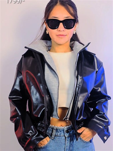 Fusion Jacket (Leather synthetic scratchproof Jacket only at Rs.1799/-) WhatsApp:-9765031618 Website:-www.almiralabel.com #shopping #clothing #jacket #onlineshopping