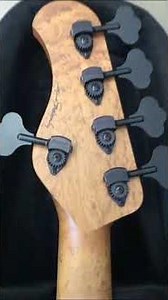 Sadowsky NYC 2025 Roasted Bridseye Maple, Quartersawan, Silver Logo W/Black Drop Shadow #shorts