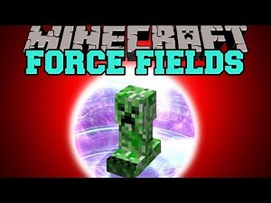 Minecraft: FORCE FIELD (DESTROY MOBS WITH YOUR FORCE FIELD) Mod Showcase