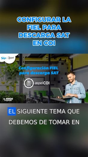 Jorge Abel García Experto Siigo Aspel on Instagram: "⚠️ Atención usuarios de COI 11 La descarga de CFDI del SAT ahora requiere configurar correctamente la FIEL desde un nuevo apartado del sistema. Si vienes de COI 9 o COI 10, este cambio es importante para evitar errores en la descarga de comprobantes 📄 Una correcta configuración te ahorra tiempo y problemas fiscales. #JorgeAbelGarcia #COI11 #SAT"