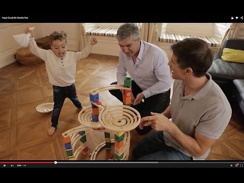 #HAPETOYS QUADRILLA * WOODEN MARBLE RUN