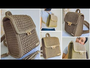 Easy Crochet Backpack Tutorial – Stylish, Versatile, and Handmade Step by Step