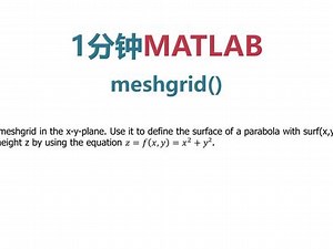 meshgrid#matlab - 抖音