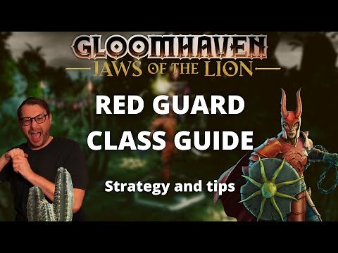 Red Guard class guide and strategy for Gloomhaven Jaws of the Lion