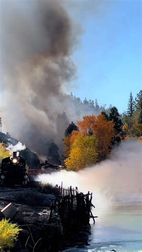 29K views · 1.7K reactions | A second steam engine halfway through the consist helps this heavy mixed freightpassenger train up the grade to Silverton | 38M Views | Facebook